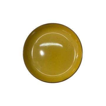 Plato trinche color mostaza troquelado inferior 