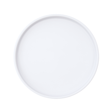 Plato barcelona 27cm melamina blanca mate 