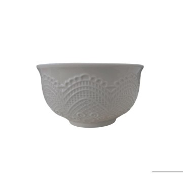 Bowl Diseño Tejido y Orilla Ondulada 