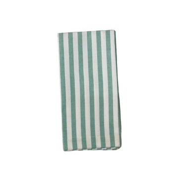 Servilleta Rayas grandes Verdes Lino Vintage 50x50cm  