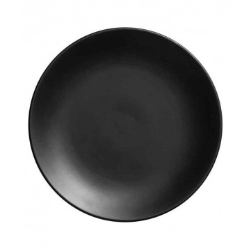 Plato trinche 27cm negro mate