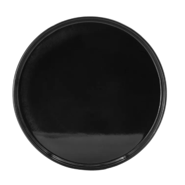 Barcelona Plato Redondo 20cm Melamina Negro Tav 