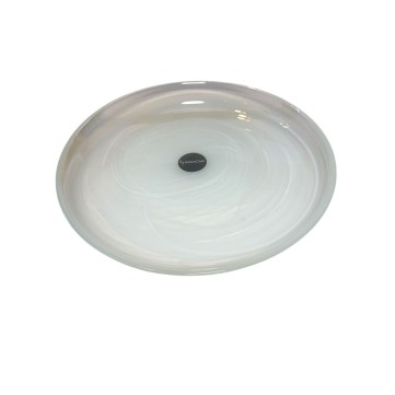 Plato Hills Alabastro Blanco 28*4.5cm