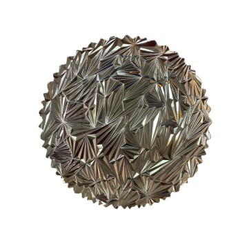 Bajo plato diamantes dorados 