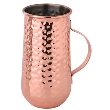 Taza con mango 500ml  color cobre acero inoxidable 