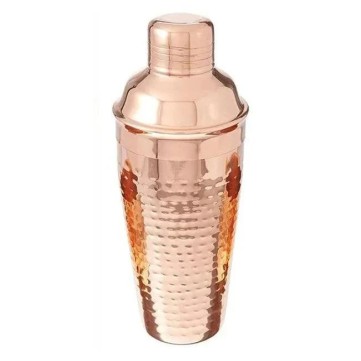 Shaker Troqueleado color cobre 700ml acero inoxidable 