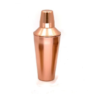 Shaker liso color cobre 700ml acero inoxidable 