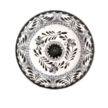 Plato trinche 23cm talavera negra 