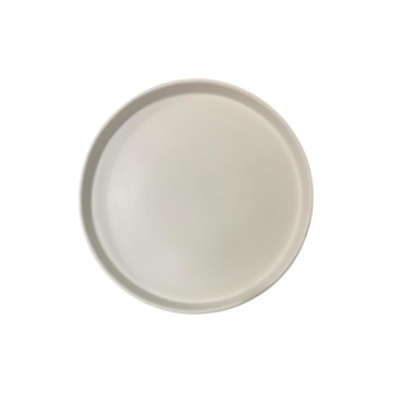 Plato trinche 27cm mediterraneo blanco mate 