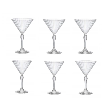 Set 6pz copas martini america