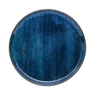 Plato Trinche 27cm Plana Bruma Agua Azul