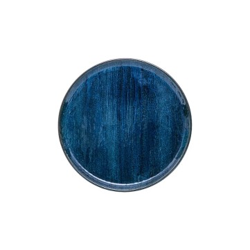 Plato Trinche 15cm Plana Bruma Agua Azul