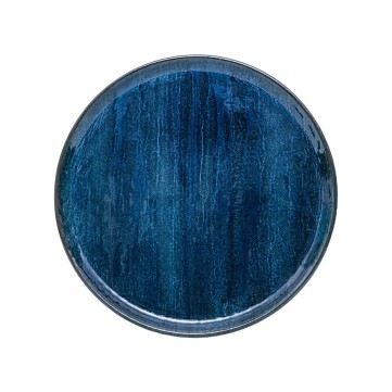 Plato Trinche 23cm Plana Bruma Agua Azul
