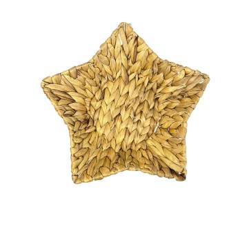 CANASTA DE 33X26X6CM CHAROLA DE LIRIO ESTRELLA 