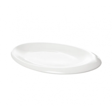 Platito 11cm oval white