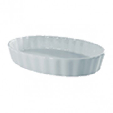 Plato 12x8x3cm para gratinar oval ondas