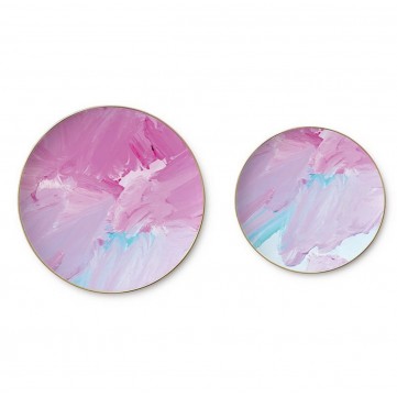 Platos 2 pzas trinche 27 cm y pastelero 20cm Pastel (Nuria) Platos 2 pzas trinche 27 cm y pastelero 20cm Pastel (Nuria)