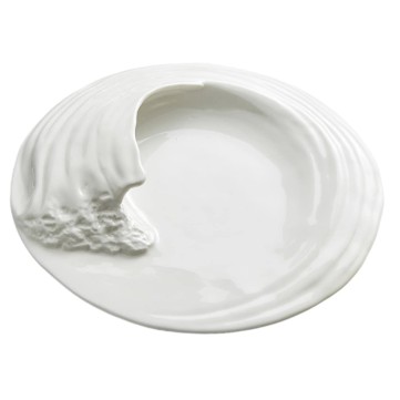 Plato De Ceramica Olas 30.5cm IMP