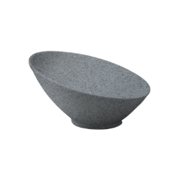 Bowl inclinado 21cm melamina gray granite 