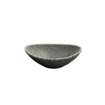 Platito hondo 10cm melamina gray granite