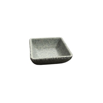 Salsera 7x7cm melamina gray granite