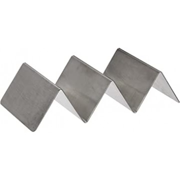 Soporte p/taco 2 y 3 compartimientos acero inoxidable