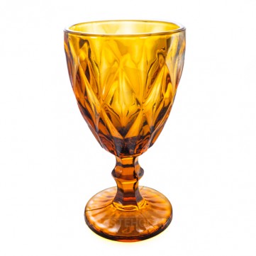 Copa rombos ámbar 
