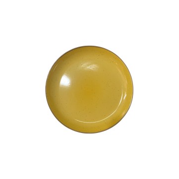 Plato trinche color mostaza troquelado inferior 27.5cm 