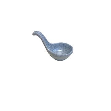 Cuchara desgustacion de melamina gray granite 