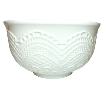 Bowl Diseño Tejido y Orilla Ondulada 