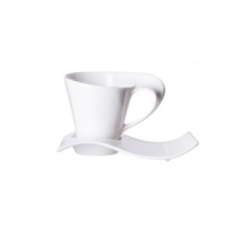Juego De Taza y Plato 90cc 
