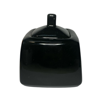 Azucarera 9x9cm Cuadrada Negra  