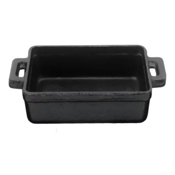 Cacerola Rect, Honda Chica Sin Tapa Hierro Fundido 