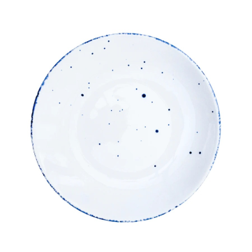 Plato Trinche Chena Sin Relieve 25cm Brillante 