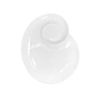 Plato De Ceramica 20.3cm Diseño Espiral 