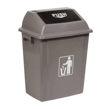 Bote De Basura 58L Gris 