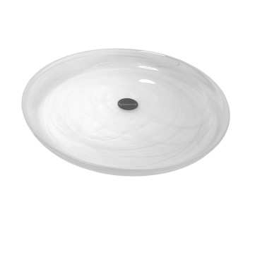 Plato Hills Alabastro Blanco 28*4.5cm