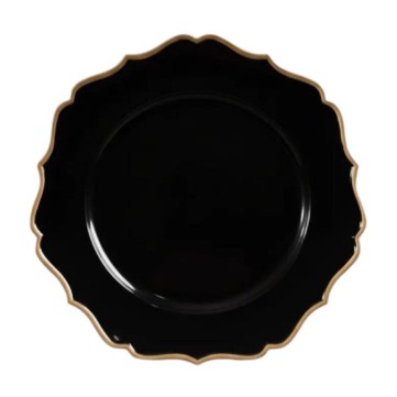 Plato Base Genova Negro Mod 3702N 