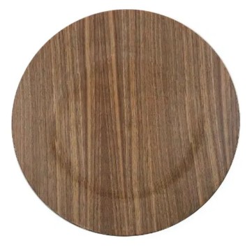 Bajo Plato Modern Wood 