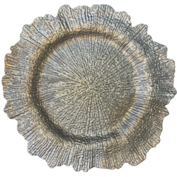 Bajo Plato Hoja Plata