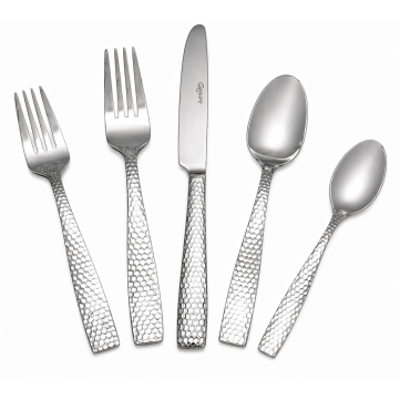 Set De Cubiertos 5pz Parma Plata 