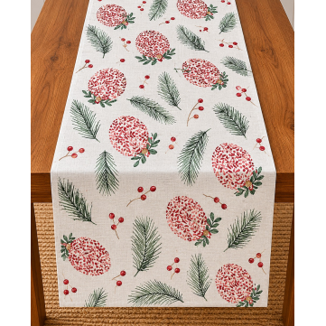 Camino Esferas 2mtsx47cm Cherrys Navidad