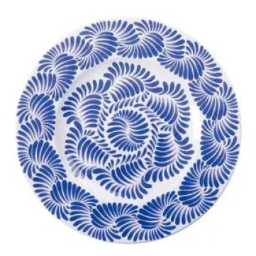 Ixchel Azul Plato Trinche 28cm 