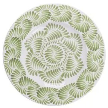 Ixchel Verde Plato Trinche 28cm 