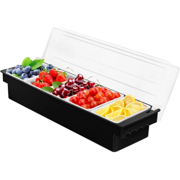 Caja de Condimentos 5 Compartimientos Plástico