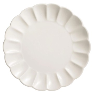 Plato Trinche 26cm  Petalo Blanco Mate Mod vz70-151-01
