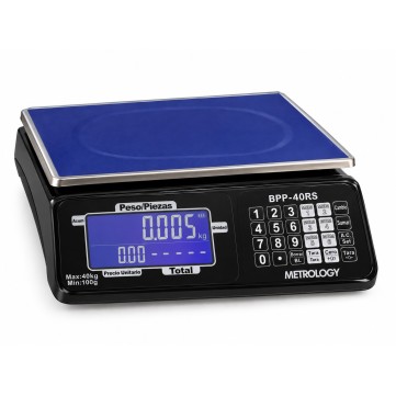 Bascula Peso Precio 40k Punto De Venta BPP40S Metrology 