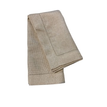 Servilleta ivory lino vintage 50x50cm