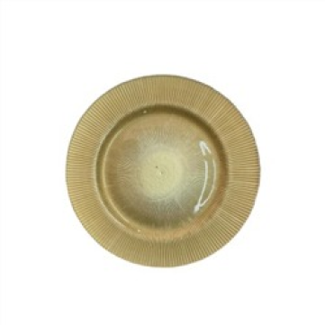 Plato base venecia dorado 2717D Plato base venecia dorado 2717D