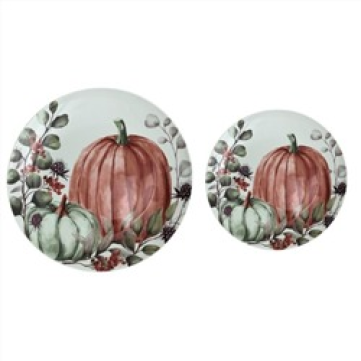 Vajilla 2pzs calabaza 